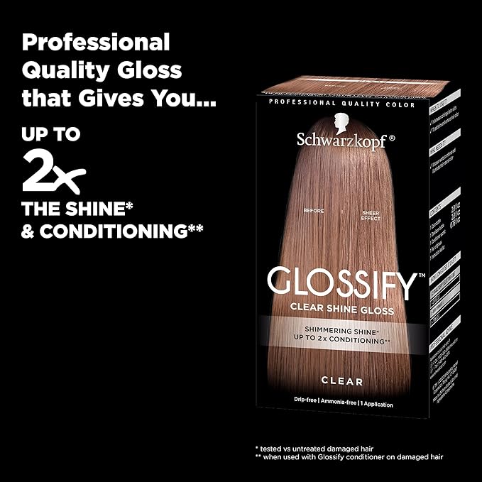 Schwarzkopf Glossify Customizable Color Gloss, Clear
