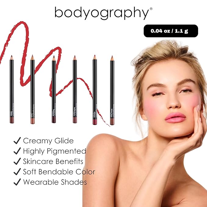 Lip Pencil - Heatherberry by Bodyography for Women - 0.04 oz Lip Pencil