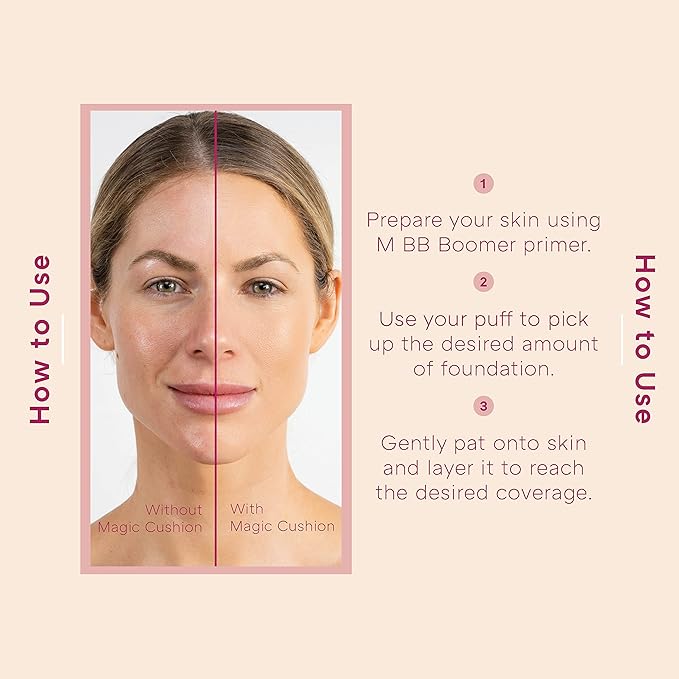 MISSHA Magic Cushion Foundation No.27 Honey beige for Medium/Tan Skin, Flawless Coverage, Dewy Finish, Easy Application for All Skin Types