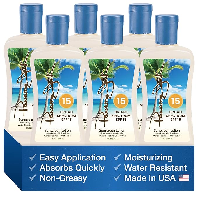 Panama Jack Sunscreen Lotion SPF 15, 6 Fl Oz