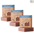 Legend's Creek Farm Goat Milk Soap - Cleansing Moisturizing Bar for Hands and Body - 5 Oz Creamy Lather, Nourishing, Gentle Natural Soap for Sensitive Skin (Nag Champa, Pack of 3)