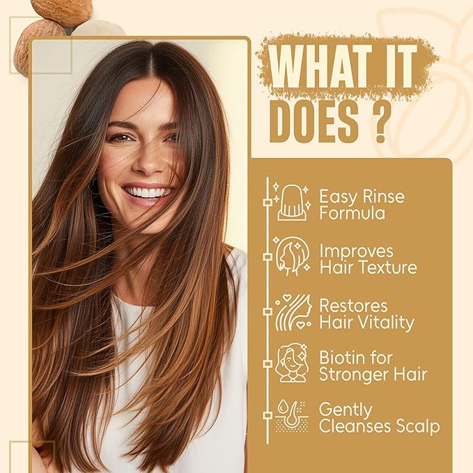 INFINA ESSENTIALS Shea Butter Shampoo & Conditioner Set | 16 fl oz Each | with Batana Oil & Argan Oil | Moisturizing, Strengthening & Frizz Control Formula | Supports Hair Growth & Adds Thickness