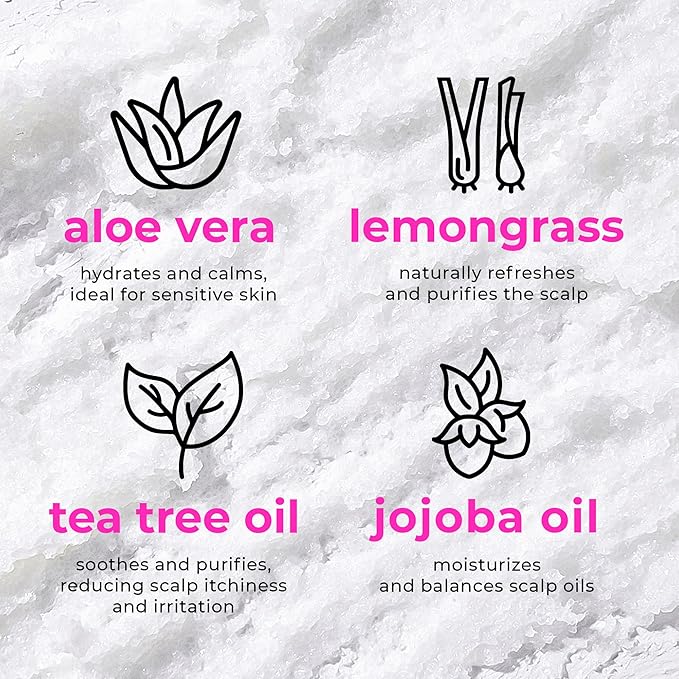 Only4Hair Sea Salt Scrub Shampoo scalp detox treatment