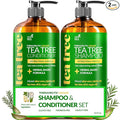 artnaturals Tea Tree Shampoo and Conditioner Set - (2 x 16 Fl Oz / 473ml) – Sulfate Free – Therapeutic Grade Tea Tree Essential Oil - Deep Cleansing for Dandruff, Lice, Dry Scalp and Itchy Hair