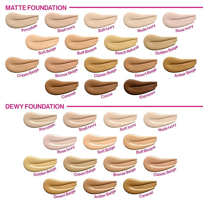 wet n wild Photo Focus Dewy Liquid Foundation Makeup, Shell Ivory ('Packaging may vary)
