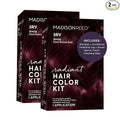 Madison Reed Radiant Hair Color Kit - 5RV Dark Garnet Red with Vibrant Red Violet Tones (Rimini Garnet) Vivid Color Permanent Hair Dye, PPD-Free & Ammonia-Free, 2 Pack