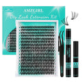 Lash Clusters Kit,DIY Individual Lashes Extension Kit,Lash Bond And Seal,Lash Remover For Eyelashes Extensions,Lash Applicator Tool For False Eyelash Cluster Kit（320PCS, 30D, 9-16mm）