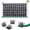 Lash Clusters,96 Pcs Cluster Lashes D Curl 10-18MIX DIY Lash Extensions Eyelash Clusters,KEYYOU Volume Wispy Individual Lashes Soft&Comfortable Easy DIY at Home(Y30,D-10-18MIX)