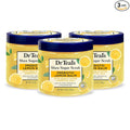 Dr Teal's Shea Sugar Scrub, Prebiotic Lemon Balm, 19 oz (Pack of 3)
