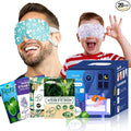 ProCIV 20-Pack Steam Eye Masks for Dry Eyes, Warm Eye Mask, Relief Fatigue & Dark Circle, Heated Eye Mask for Puffy Eyes, Disposable Sleep Mask, Moist Hot Compress Eye Patch for Sleeping, 4 Flavors