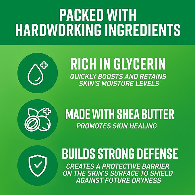O’Keeffe’s Hardworking Body Lotion, Daily Hydration for Dry Skin, 12 oz Pump (1 Pack) Non Greasy & Unscented, Lightweight Fast Absorbing Formula
