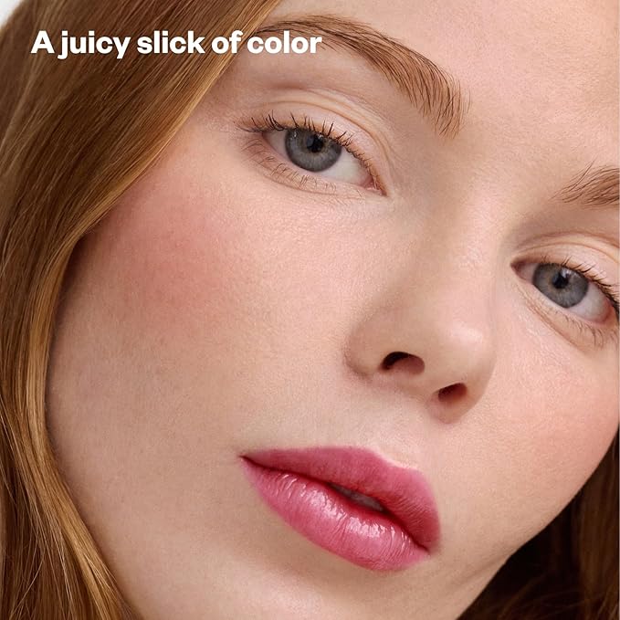 Kosas Wet Lip Oil Gloss – Plumping Peptide Lip Treatment Gloss in Sheer Cherry Red, Hydrating with Hyaluronic Acid, Peptides & Plant Oils, Non-Sticky, Vegan, Clean Beauty Lip Gloss (Slushy) 0.15 oz