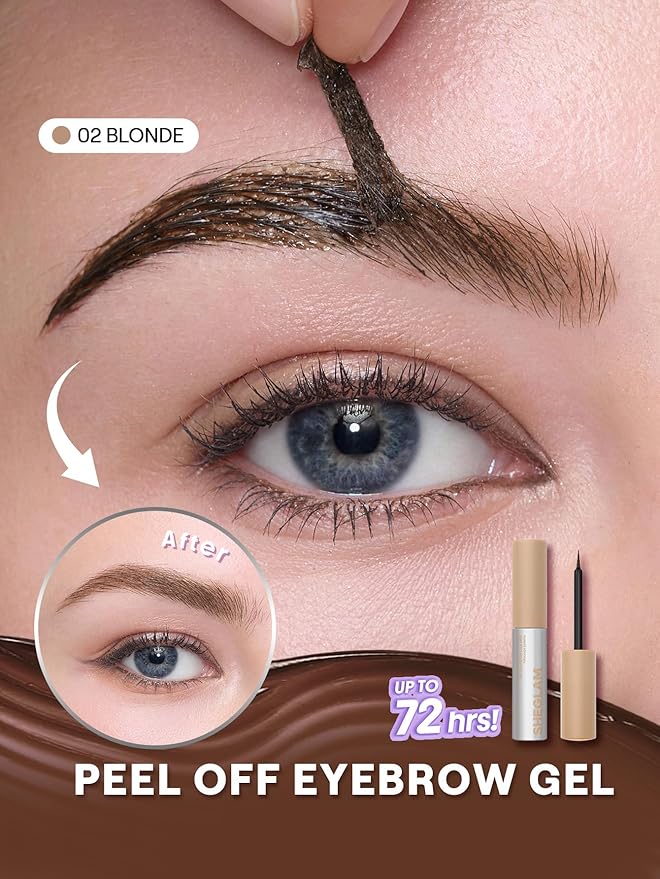 SHEGLAM Tint Lock Tattoo Peel off Brow Gel Blonde Eyebrow Color
