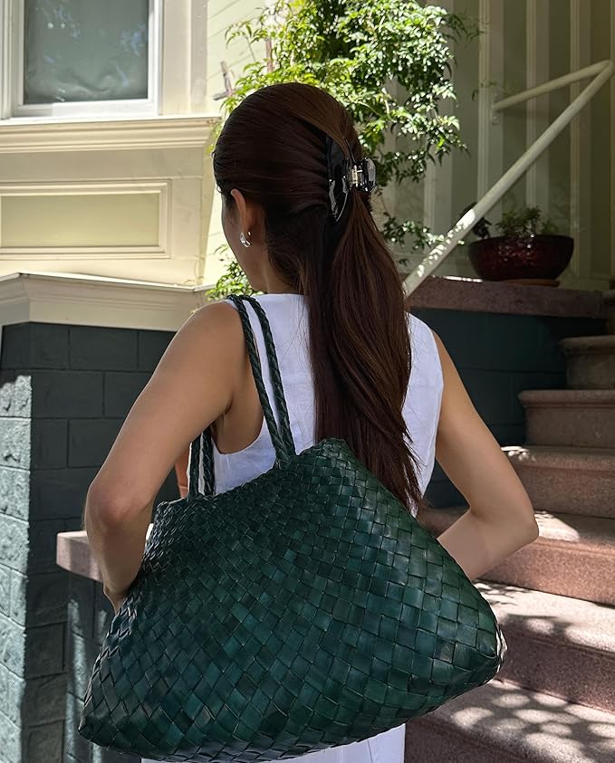 Luxury Black Claw Clip for Women | Our Large 4 Inch Hair Clip Creates Beautiful Half Ups, Secure Updos & Chic Daily Styles | Premium Acetate Claw with Secure Hold & Snag Free Teeth for Easy Styling