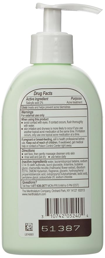 Phisoderm Anti-Blemish Gel Cleanser 6 oz (Pack of 2)
