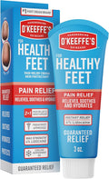 O'Keeffe's for Healthy Feet Pain Relief Skin Protectant Cream; 3 Ounce Tube (Pack of 1); Foot Pain Relief Cream; Cooling Foot Cream