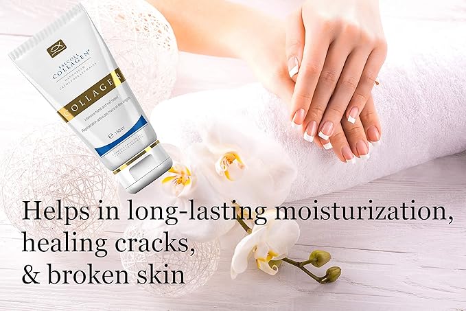 Salcoll Pure Bioactive Anti-Aging Collagen Repair Hand Cream - Hypoallergenic Moisturizing Lotion, Dry Skin Relief, All Skin Types, 150 ml (pack of 2)