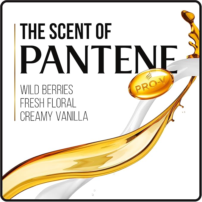 Pantene Argan Oil Shampoo 25.4 OZ and Conditioner 24 OZ for Dry Hair, Smooth and Sleek, Bundle Pack (Packaging May Vary)