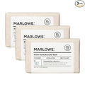 MARLOWE. No. 102 Body Scrub Soap 7 oz (3 Bars), Cedarwood & Sea Salt, Exfoliating Soap Bar with Shea Butter, Olive Oil & Green Tea Extracts, Cleanses, Smooths & Revitalizes Skin, Fresh & Zesty Scent