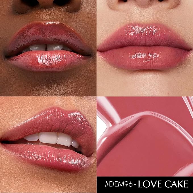 Depuplum Pink Lipstick for Women Moisture Lip Gloss Tinted Lip Balm Sheer Lipsticks for Mother's Day Nourishing Hydrate Glossy Lipstick for Dry Lips,DM96 Dusty Pink