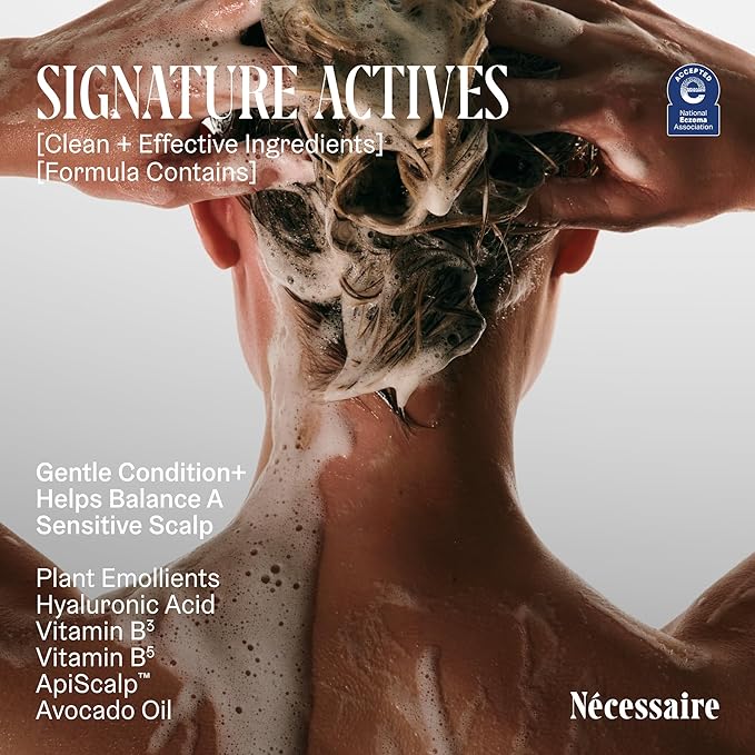 Nécessaire The Conditioner Mini. Hyaluronic Acid + Vitamin B Complex. Fragrance-Free. Approved by the National Eczema Association.