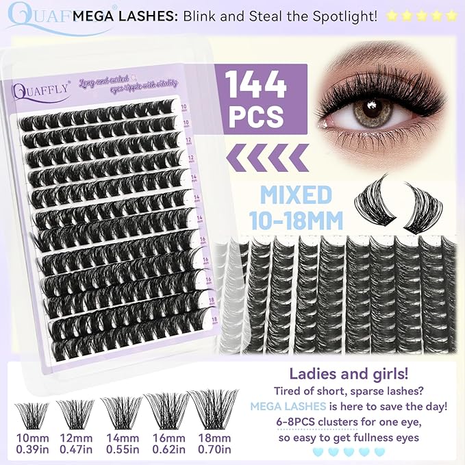 Lash Extension Kit 762 PCS Mixed Style DIY Lash Extension Kit With Lash Bond&Seal Remover Tweezer Mascara Shield Lash Curler and Brush for Self Application At Home