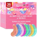 Onespring Eye Masks (36 Pairs) - Under Eye Patches for Relieves Dark Circles, Fine Lines and Puffiness, Revitalizing Eye Gel Pads - Ideal for Daily Skin Care & Gift Choice