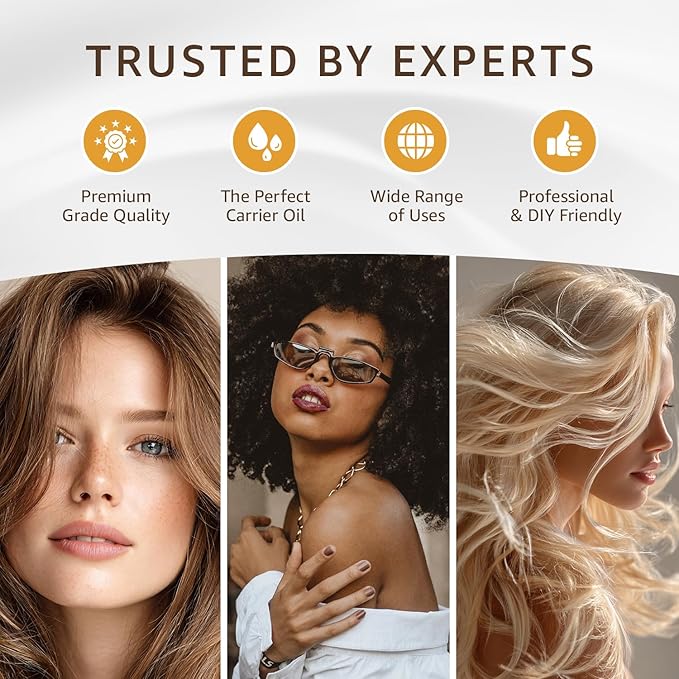 CASTOR OIL ( 16 oz ) Premium Cold Pressed Unrefined | Hexane Free | 100% Natural Promotes Healthy Skin & Hair | Thickens Eyebrows Lengthens Eyelashes | Strengthens Nails Cuticles | Massage | 16 FL OZ