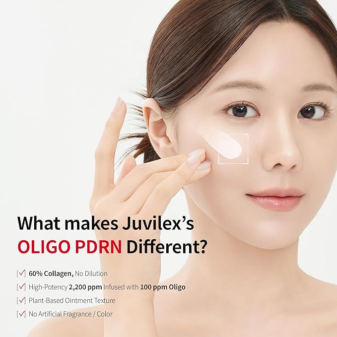 I.st Juvilex Oligo PDRN Cream, Korean Face Moisturizer with 60% Collagen Water, Hydrating Skin Care for Sensitive Skin, Facial Moisturizing Cream for Skin Barrier Support & Slow Aging, 0.70 oz (20g)