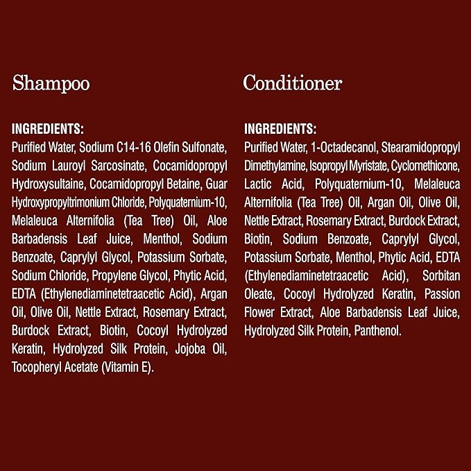 Chelating Rosemary Shampoo and Conditioner Set – Clarifying Hard Water & Chlorine Removal Formula with Tea Tree, Biotin & Keratin – Sulfate Free Hair Growth Detox Shampoo – 16 oz Each MYSTÈRE BEAUTÉ