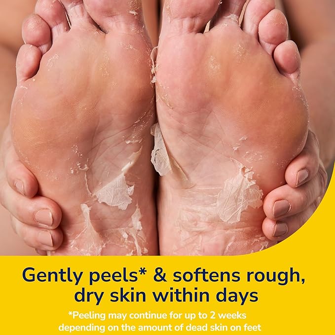 Dr. Scholl's Rough, Dry Skin Ultra Exfoliating Foot Mask 3 Pack and Dry, Flaky Skin Remover Ultra Exfoliating Foot Lotion Bundle
