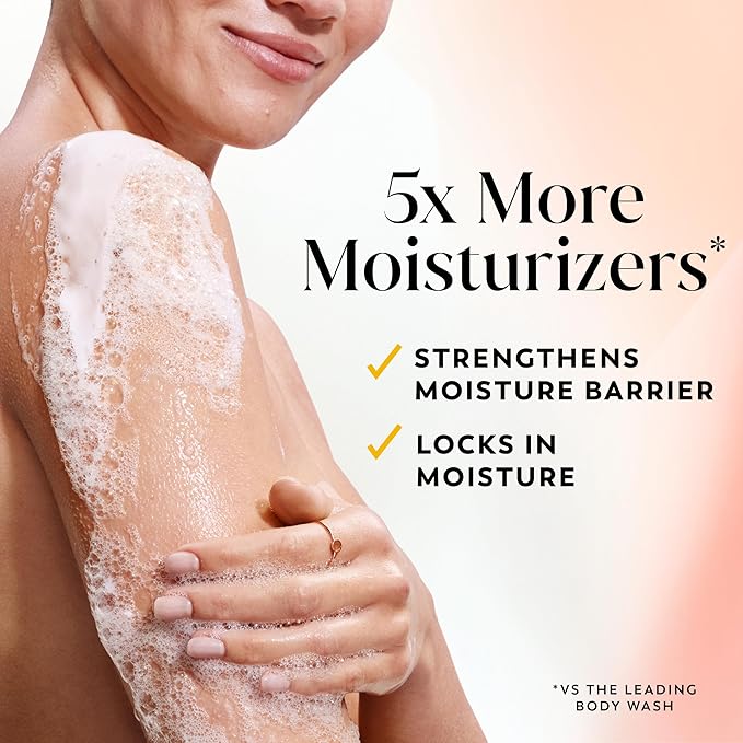 Olay Body Wash for Women, Ultra Moisture, For Sensitive Skin, Soothing Formula, 24hr Moisturizing, Hydrating & Refreshing, B3 Vitamin Complex, Free of Parabens & Phthalates, Oat Extract Scent,22 fl oz