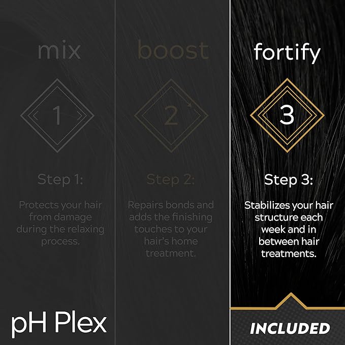 pH Plex Stabilizing Nourishing Mask - Fortifies Relaxed Hair Between Treatments - Salon Quality Results - 1 Double Sachet