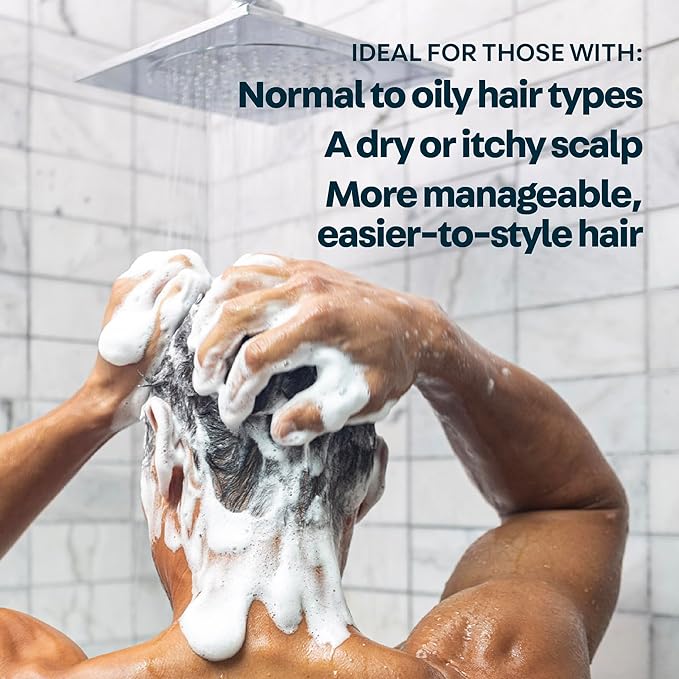 Oars + Alps Men's Sulfate Free Shampoo, Infused with Witch Hazel & Tea Tree Oil, Cleanses & Refreshes, Alpine Tea Tree Scent, 1 Pack, 13.5 Fl Oz