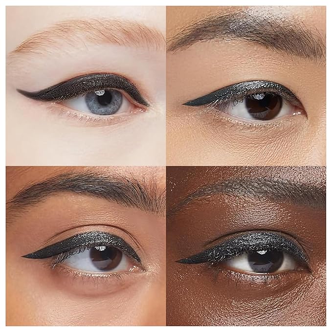 EPILYNX Liquid Eyeliner - Hypoallergenic Eyeliner with Fine Brush Tip, Long-Lasting Waterproof Eye Liner - Cruelty-Free, Vegan, Gluten-Free, Smooth Application Liquid Eye Liner, Black 2mL