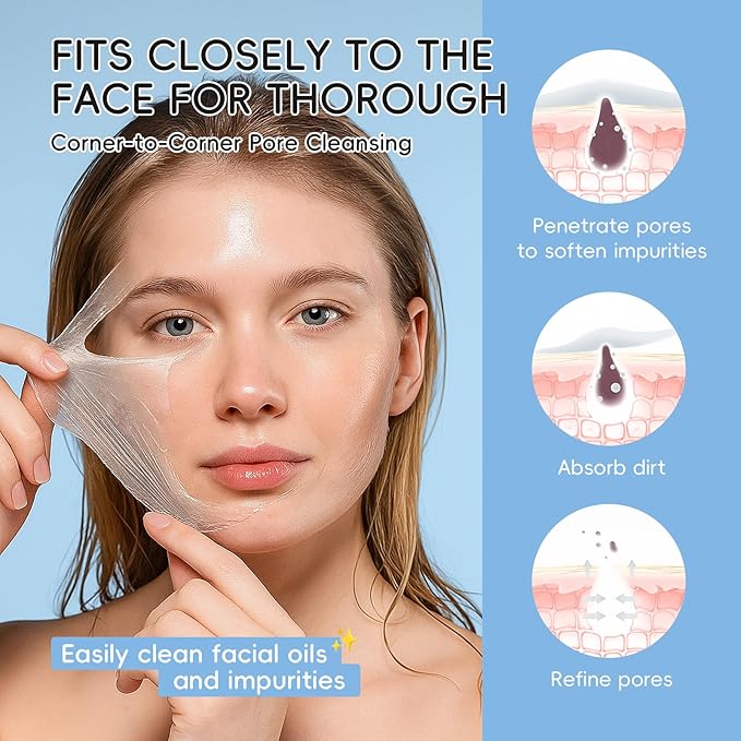 Milk Peel Off Jelly Face Mask, Exfoliating Hydro Jelly Masks for Facials, Hydrating, Soothing, Nourishing, Pores Cleansing, Oil Control, Smooth & Radiant Skin for All Skin Types