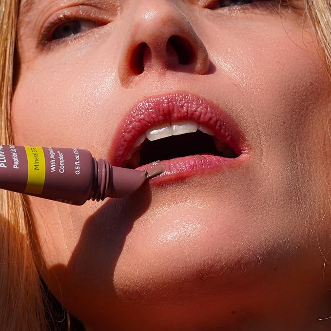 FRÉ Plump Me Peptide Lip Tint SPF 30 (Cassis) – 4-in-1 Plumping & Hydrating Mineral SPF 30 Lip Tint with 100% Non-Nano Zinc Oxide, Clean, Vegan Lip Care