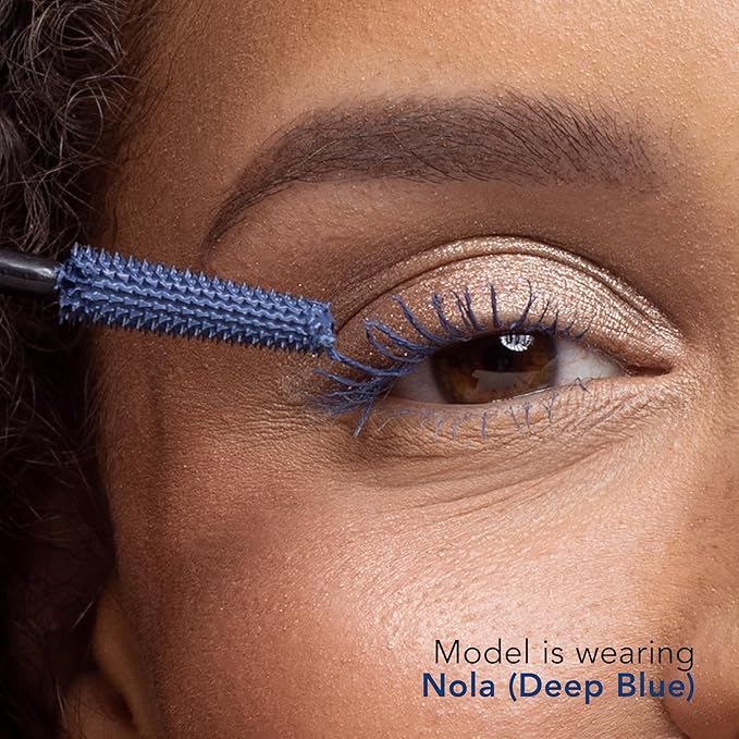 Thrive Causemetics Thrive Mascara Liquid Lash Extensions Mascara, Tubing Mascara Lengthening, Volumizing & Curling, Smudge Proof, Washable, No Clumping or Flaking, Vegan, Nola (Deep Blue)