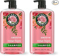 Herbal Essences Rose Hips Shampoo - Smooth, Shiny Hair with Vitamin E & Jojoba, Safe for Color Treated Hair, Floral Scent, Cruelty-Free, Dermatologist-Tested, 29.2 Fl Oz (Pack of 2)