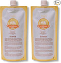 Ecoslay Banana Cream Deep Conditioner 8 oz - Nourishing Hair Mask for Dry, Damaged, Frizzy, and Curly Hair - Plant-Based Deep Conditioning Treatment for Natural and Color Treated Hair (Pack of 2)