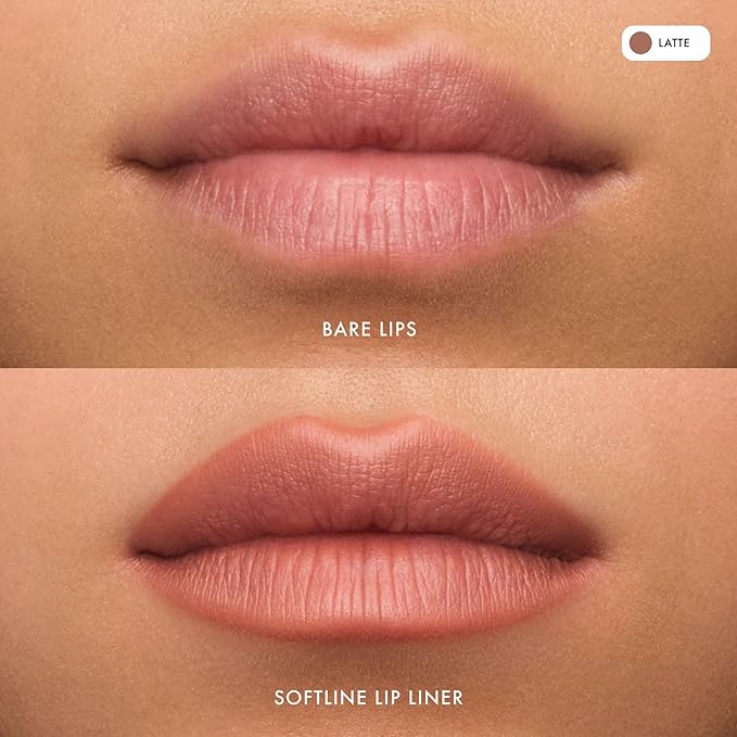 Summer Fridays SoftLine Lip Liner Pencil - Creamy, Long-Lasting Matte Lip Pencil for Sculpted Definition - Skin Care Infused Makeup with Hyaluronic Filling Spheres + Jojoba Oil - Latte (1.02 g)