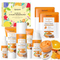 QUIYUM Skin Care Set, Turmeric Vitamin C Skincare 7PCS - Facial Skin Care Routine Kit for Women, Dark Spot Remover for Face, Reduce Acne, Oil Control, Deep Clean, Birthday Mother's Day Gifts Sets