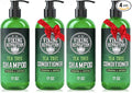 Viking Revolution Tea Tree Shampoo and Conditioner Set - Hydrates, Moisturizes & Soothes Dry and Itchy Scalps - With Natural Tea Tree Oil - 17 oz (Pack of 2)