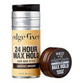 Red by Kiss Hair Wax Stick 24HR Max Hold Edge Fixer Edge Control Pomade Non-Sticky, Non-Oily Flake Free Hair Styling Wax 2.7 oz. (Darkest Brown)