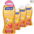 Softsoap Body Wash, Honeysuckle & Orange Burst Body Wash, 20 Ounce, 4 Pack
