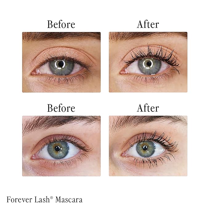 Billion Dollar Beauty Forever Lash Mascara - Black Tubing Mascara for Extreme Length and Volume - Waterproof Smudge-Proof Formula with Precision Silicone Brush - Long-Lasting Eye Makeup