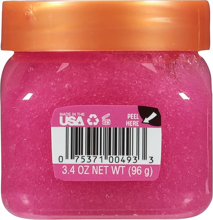 Tree Hut Mini Raspberry Fizz Shea Sugar Scrub, Exfoliating & Hydrating Body Scrub with Shea Butter & Essential Oils, Smooth Skin, For All Skin Types, Vegan, Travel Size, 3.4 oz