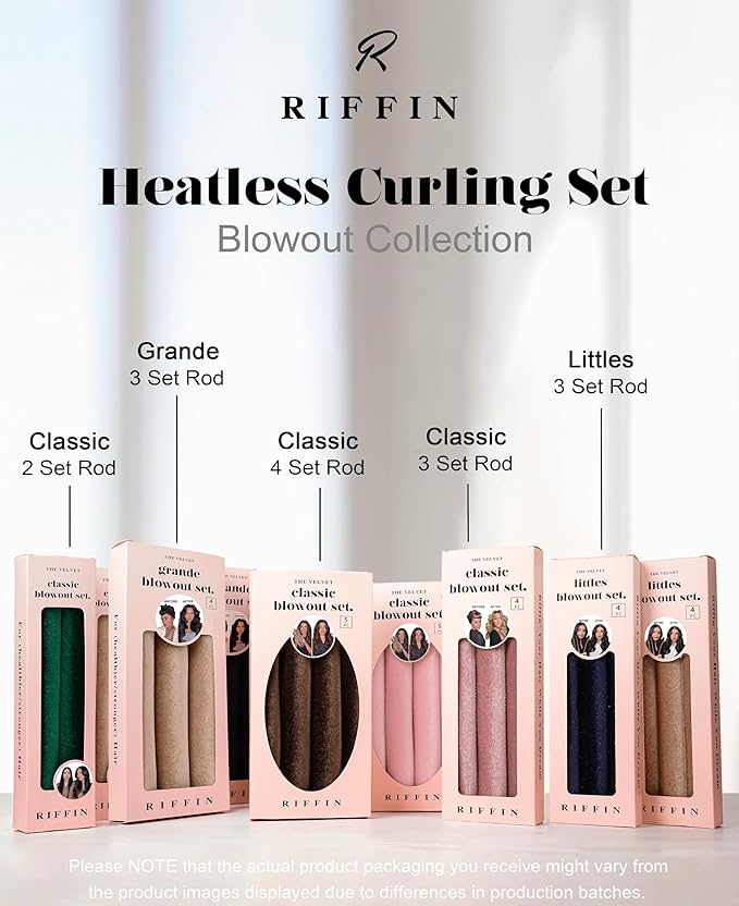 Classic Heatless Curls Overnight Rods - Upgraded Directional Grip Velvet No Heat Hair Curlers to Sleep Hair Rollers Flexible Curling Rods Set for Long Thicker Hair, Full Coverage Larger Silk Scarf