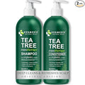 KESMEDIK Tea Tree Oil Shampoo and Conditioner MaxTherapy Set, Itchy Scalp Relief, Refreshes & Cleanses Dandruff & Buildup, Clarifying for Oily Hair, Women & Men, 16 fl oz Each