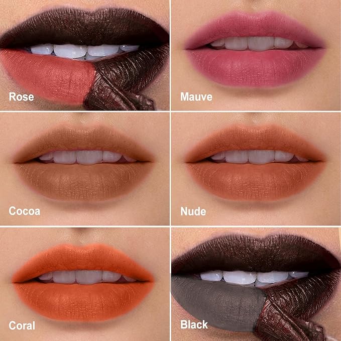 Lip Stain Peel Off, Lip Liner Moisturizing Long-Lasting & Waterproof, Transfer Proof & Plumping, Non-Stick Cup, Nude Color